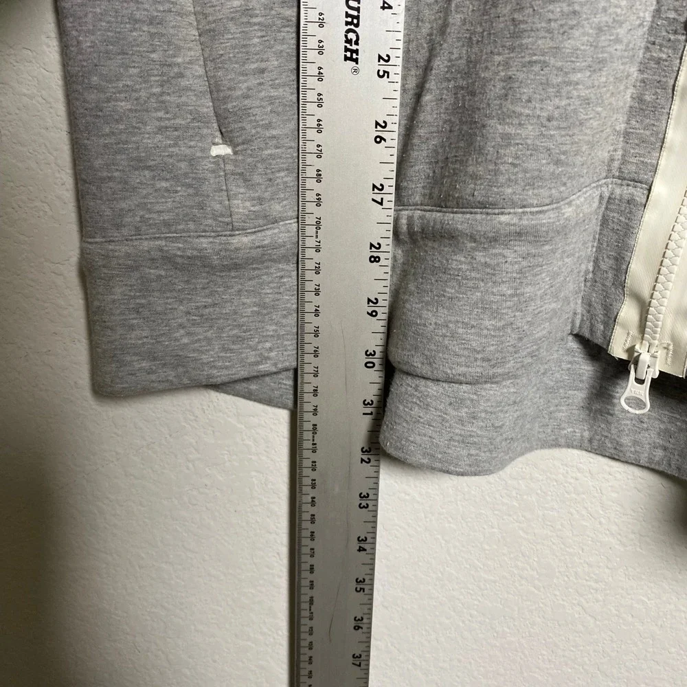 New Balance Womens Gray Full Zip Hoodie Long Sleeve Athletic Comfort Size XL - Picture 5 of 10